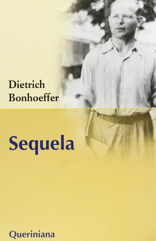 Sequela - Dietrich Bonhoeffer - copertina