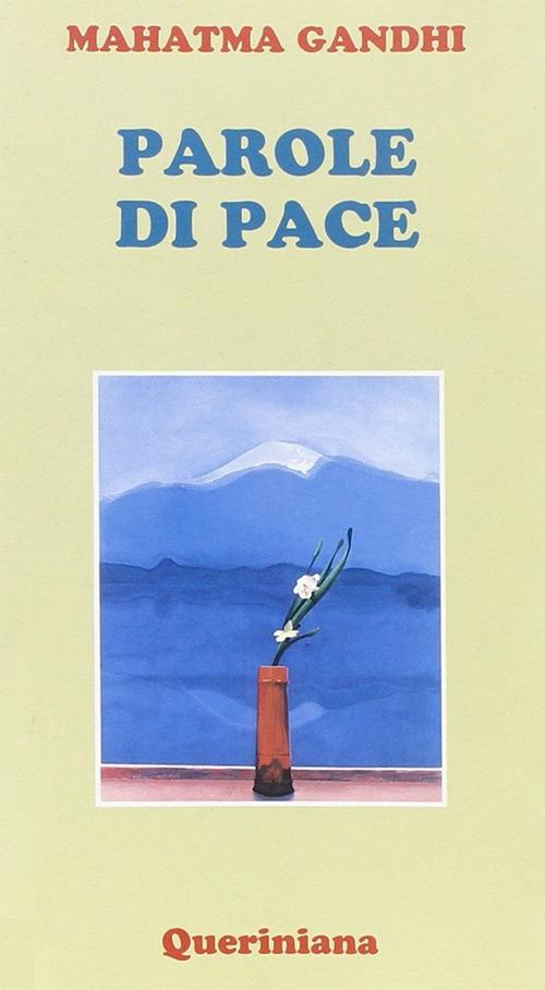 Parole di pace - Mohandas Karamchand Gandhi - copertina