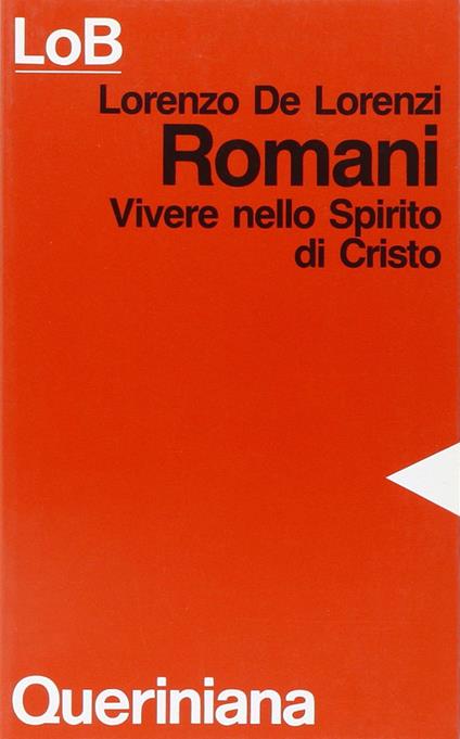 Romani. Vivere nello spirito di Cristo - Lorenzo De Lorenzi - copertina