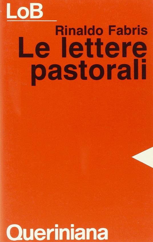 Le lettere pastorali - Rinaldo Fabris - copertina