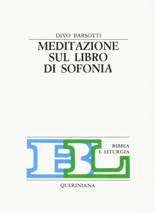 Meditazione sul libro di Sofonia - Divo Barsotti - copertina