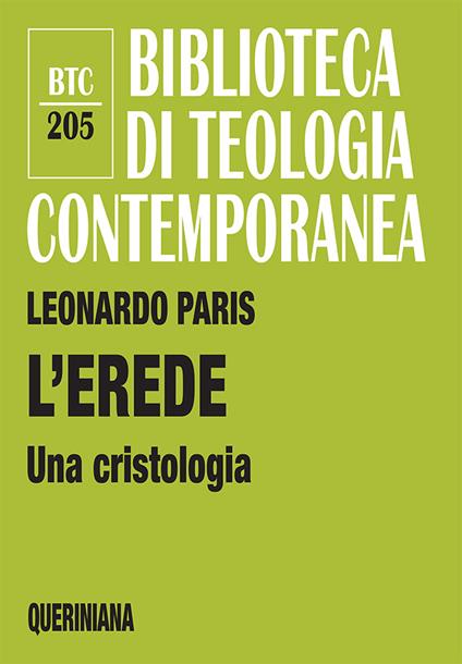 L'Erede. Una cristologia - Leonardo Paris - copertina