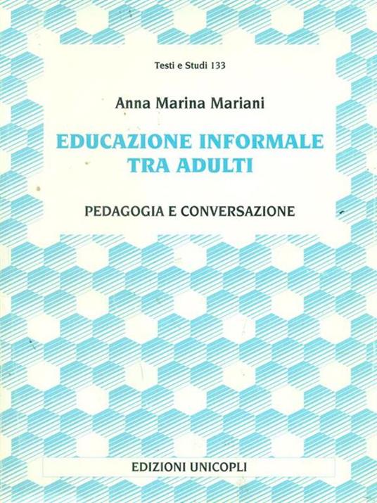 Educazione informale tra adulti - A. Marina Mariani - copertina