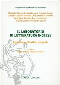 Il laboratorio di letteratura inglese. Esperienze, riflessioni, proposte - copertina