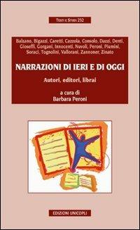 Narrazioni di ieri e di oggi. Autori, editori, librai - copertina