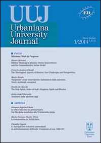 Urbaniana University Journal. Euntes Docete (2014). Vol. 1: Missione: work in progress. - Carmelo Dotolo - copertina