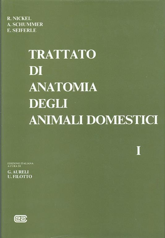 Trattato di anatomia veterinaria degli animali domestici. Vol. 1: Apparato locomotore. - Richard Nickel,August Schummer,Eugen Seiferle - 2