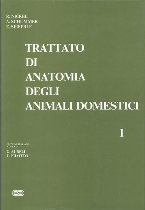Trattato di anatomia veterinaria degli animali domestici. Vol. 1: Apparato locomotore. - Richard Nickel,August Schummer,Eugen Seiferle - 3