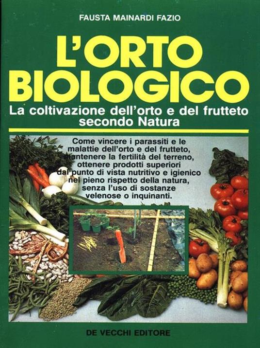L' orto biologico - Fausta Mainardi Fazio - copertina