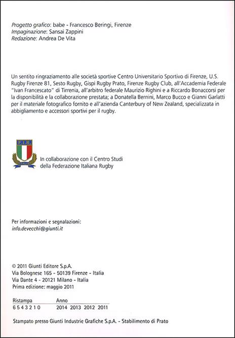 Rugby. Regolamento allenamento strategie - Giuseppe Ferraro - 3