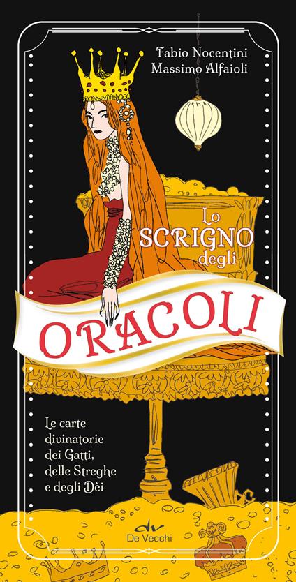 Lo scrigno degli oracoli. Scopri il futuro con le carte divinatorie dei gatti, delle streghe e degli dèi. Con 78 Carte - Fabio Nocentini,Massimo Alfaioli - copertina