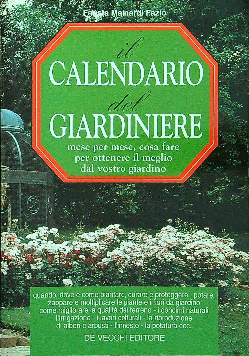 Il calendario del giardiniere