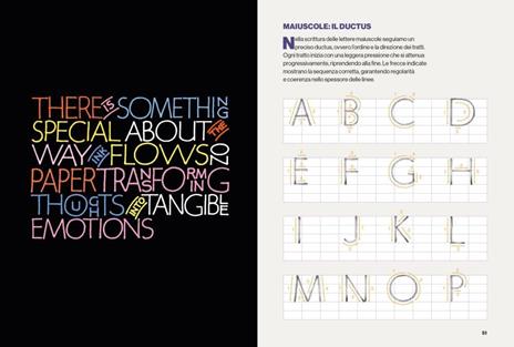 Corso di calligrafia. Un'arte emozionante. Storia, tecniche, tavole calligrafiche, progetti. Nuova ediz. Con 2 penne - Barbara Calzolari,Alessandro Salice - 4