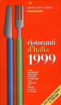 Ristoranti d'Italia 1999 - copertina