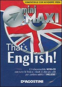 That's English. Con mini CD - copertina
