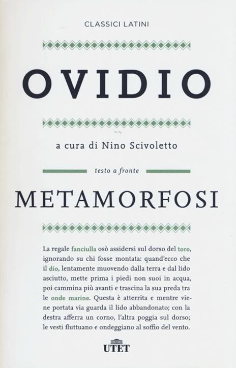 Metamorfosi. Testo latino a fronte - P. Nasone Ovidio - 2