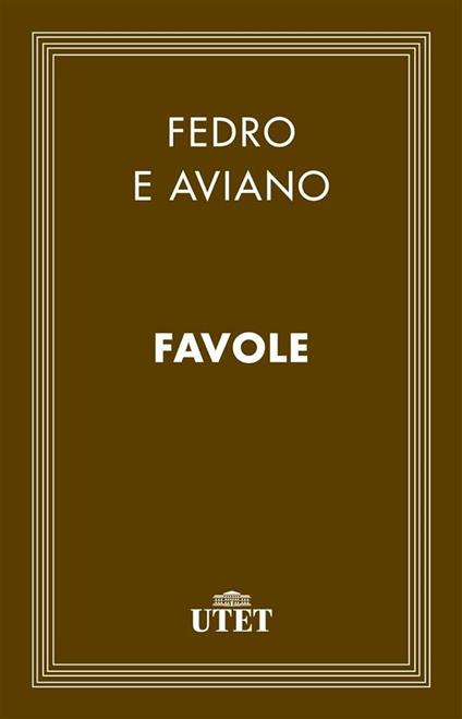 Favole - Aviano,Fedro,Giannina Solimano - ebook