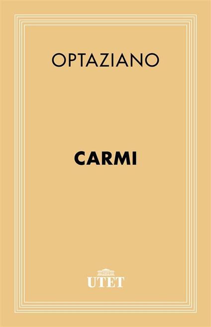 Carmi - Publilio Optaziano Porfirio - ebook