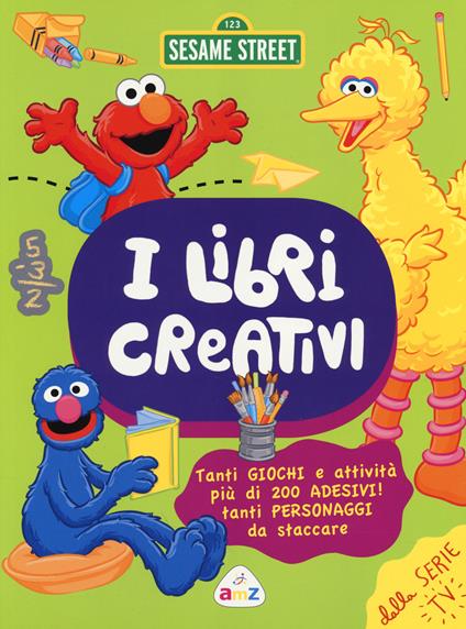I libri creativi. 123 Sesame Street. Ediz. illustrata. Con gadget - copertina