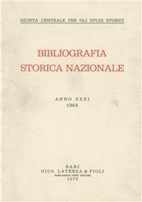 Bibliografia storica nazionale (1969). Vol. 31 - copertina