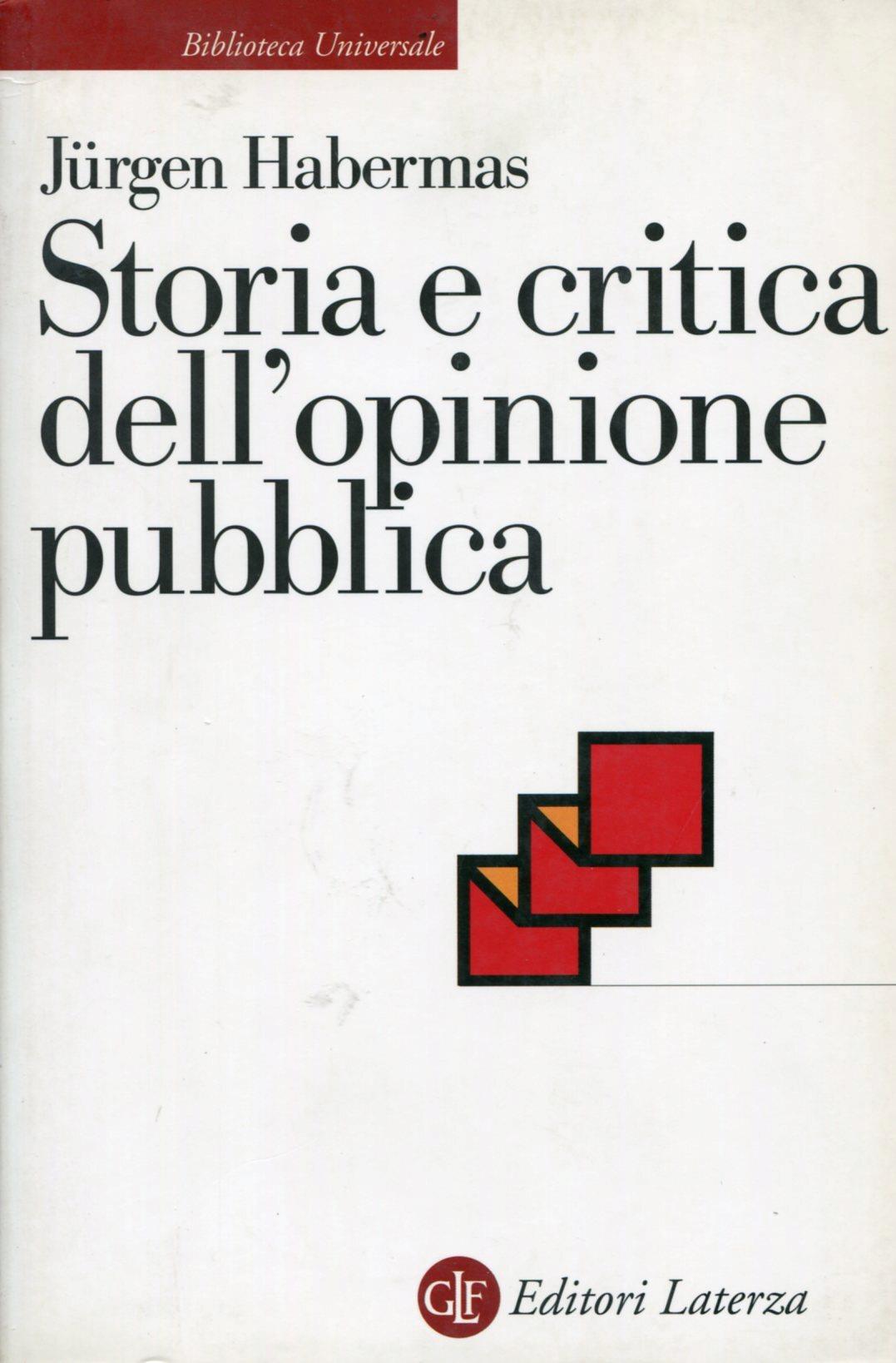 Storia e critica dell'opinione pubblica