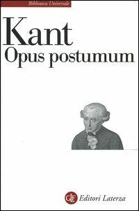 Opus postumum - Immanuel Kant - copertina
