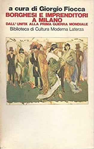  Borghesi e imprenditori a Milano dall'Unità alla prima guerra mondiale - copertina
