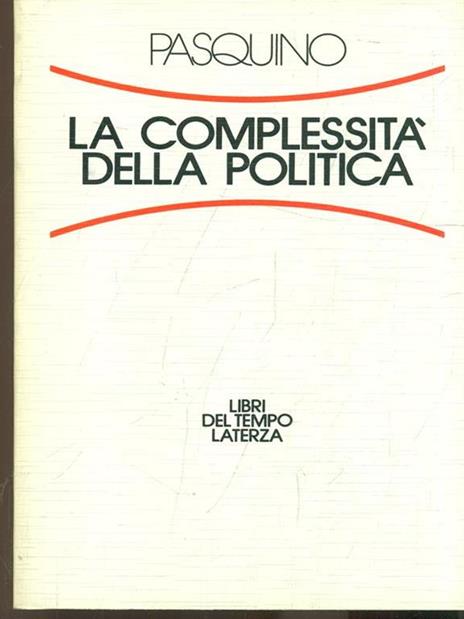 La complessità della politica - Gianfranco Pasquino - copertina