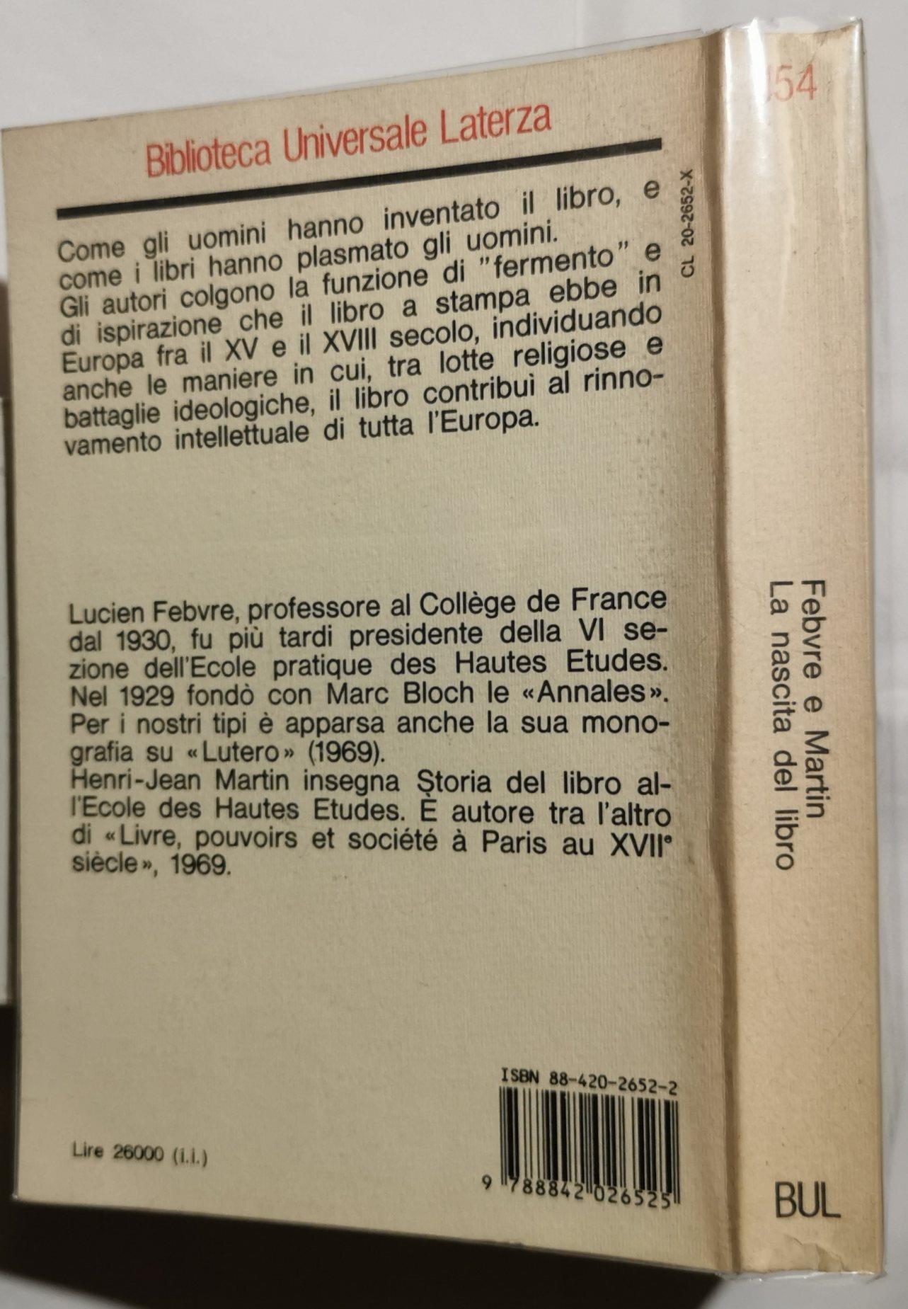 La nascita del libro