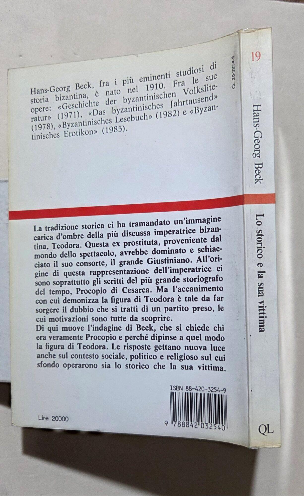 Lo storico e la sua vittima. Teodora e Procopio