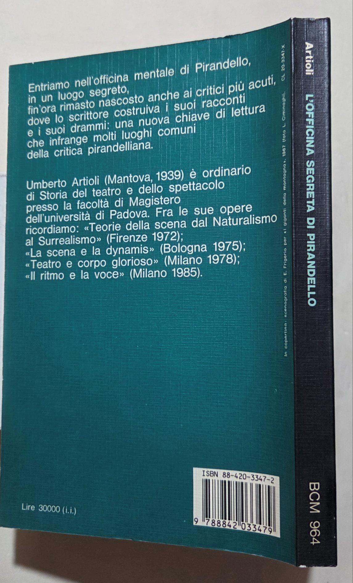 L' officina segreta di Pirandello