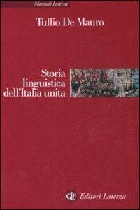 Storia linguistica dell'Italia unita - Tullio De Mauro - copertina