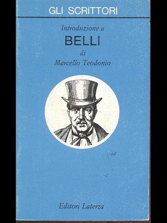 Introduzione a Belli - Marcello Teodonio - 2