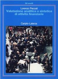 Valutazione analitica e sintetica di attività finanziarie - Lorenzo Peccati - copertina