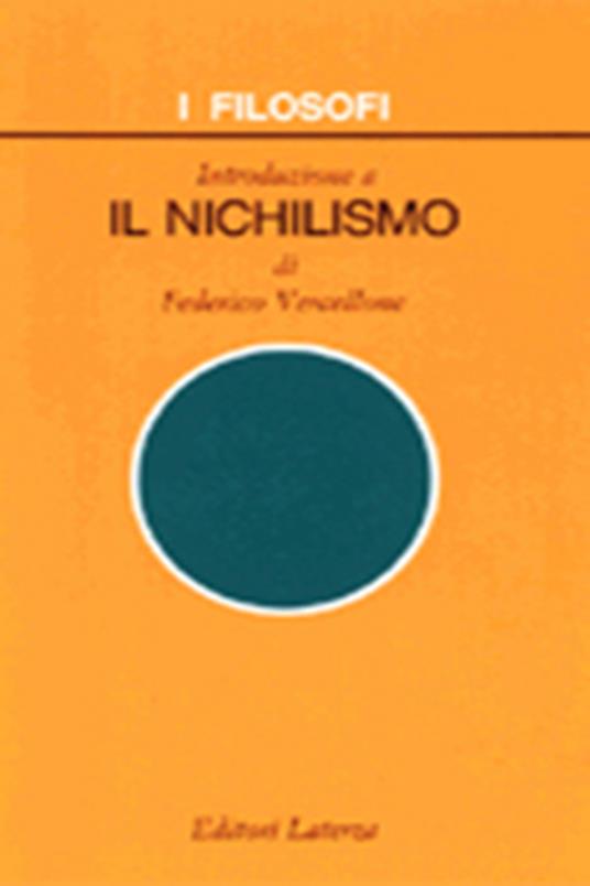 Introduzione a il nichilismo - Federico Vercellone - copertina