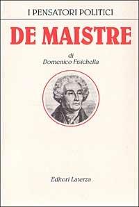 Joseph De Maistre - Domenico Fisichella - copertina