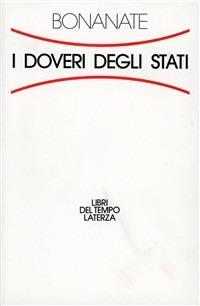 I doveri degli Stati - Luigi Bonanate - copertina