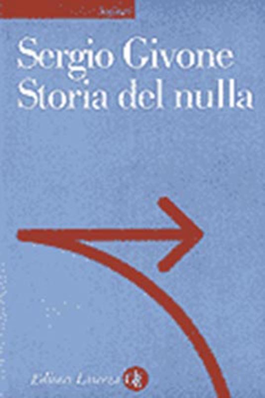 Storia del nulla - Sergio Givone - copertina