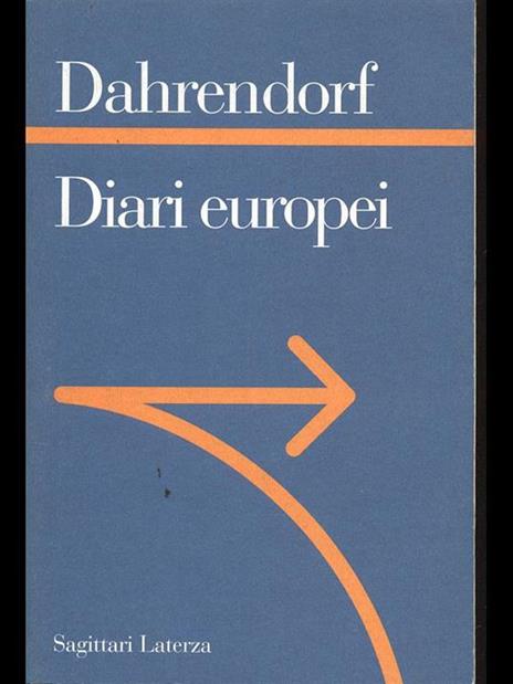 Diari europei - Ralf Dahrendorf - 2
