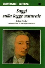 Saggi sulla legge naturale