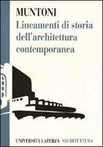  Lineamenti di storia dell'architettura contemporanea