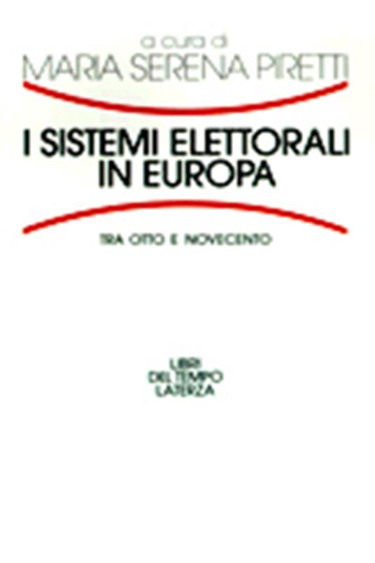 I sistemi elettorali in Europa. Tra Otto e Novecento - copertina