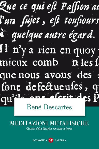 Meditazioni metafisiche. Testo latino a fronte - Renato Cartesio - copertina