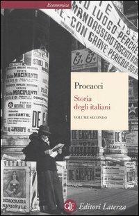 Storia degli italiani. Vol. 2 - Giuliano Procacci - copertina