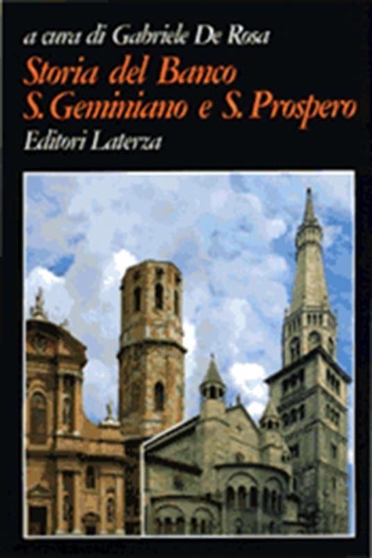 Storia del Banco S. Geminiano e S. Prospero - copertina