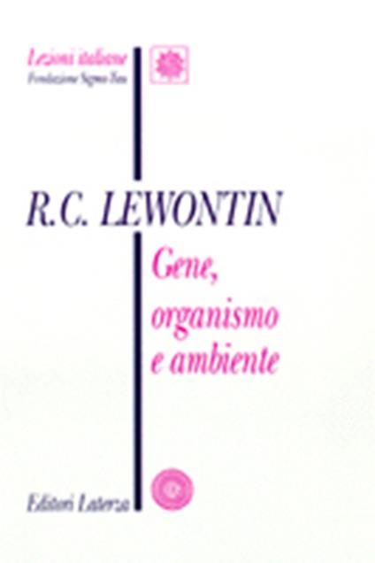 Gene, organismo e ambiente - Richard C. Lewontin - copertina