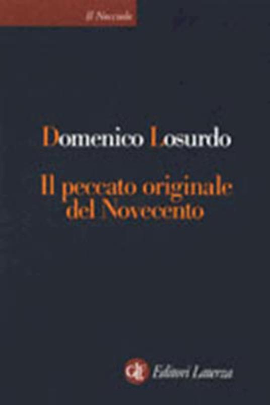 Il peccato originale del Novecento - Domenico Losurdo - copertina