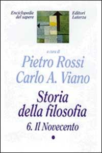 Storia della filosofia. Vol. 6\1: Il Novecento. - copertina