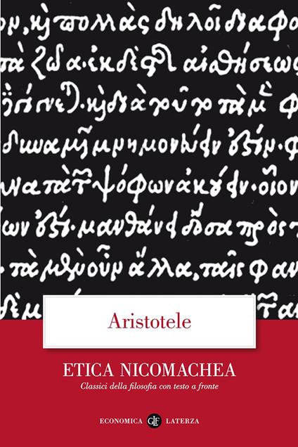 Etica Nicomachea. Testo greco a fronte - Aristotele - copertina