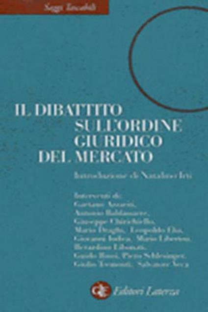 Il dibattito sull'ordine giuridico del mercato - copertina